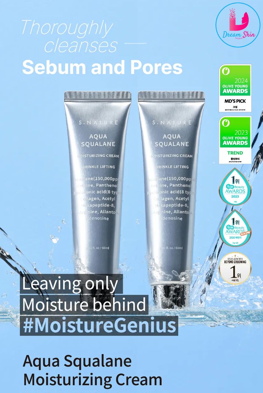 S.NATURE Aqua Squalane Moisturizing Cream [60ml]	